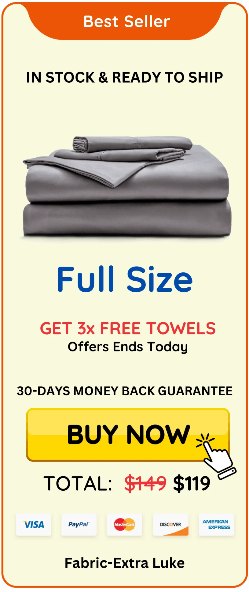 Full SIze Miracle Sheet